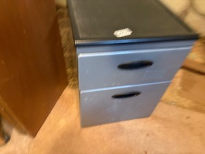 Two drawer filing cabinet