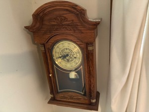 Mini tabletop grandfather clock