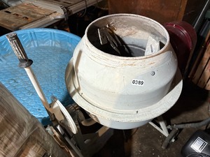 Portable cement mixer