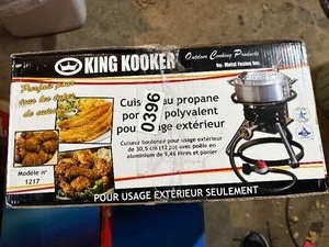 King Kooker outdoor propane cooker- new in box