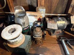 Contents of bench shown