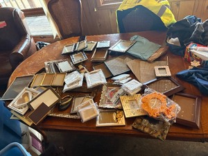 Large lot of picture frames