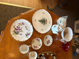 Eclectic collection of china