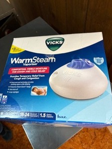 Vicks warm steam vaporizer
