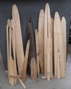 15 FLESHING BOARDS  NEW GUN CASE