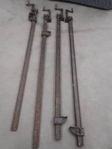 VINTAGE WOODWORKING BAR CLAMPS