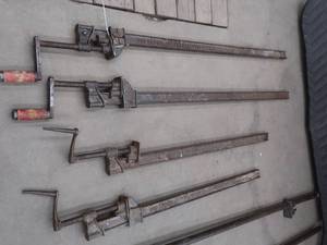 ANTIQUE WOODWORKING METAL CLAMPS