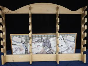 WALL GUN RACK AND WALL COAT RACK