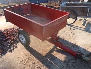 RED HAND HAULER GARDEN TRAILER