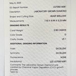 2.40 Carat Diamond Heart Pavé Ring in White Gold w/ Report; $2,999 Retail *VIDEO*