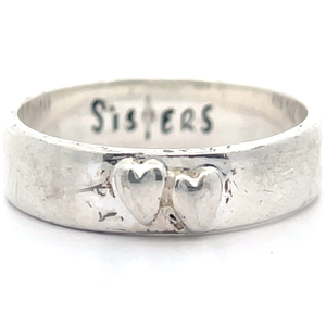 SISTERS Double Heart Ring VIDEO