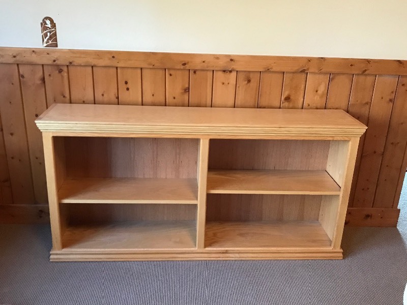 Solid Wood Shelving Unit - Smoke Free