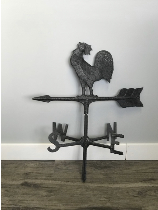 Aluminum Rooster Weather Vane