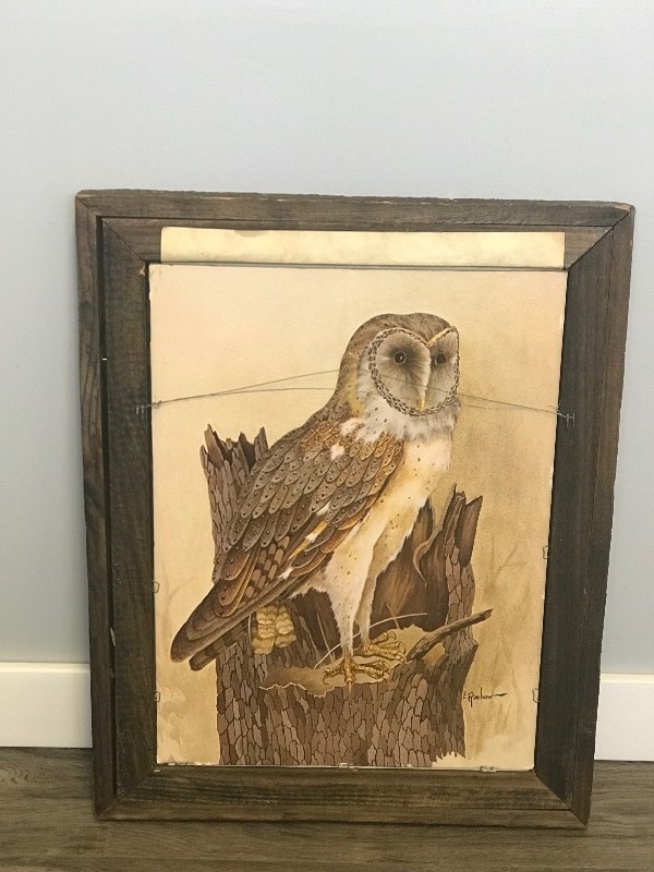 Framed Script - Found in Old Saint Pauls Church Dated 1692