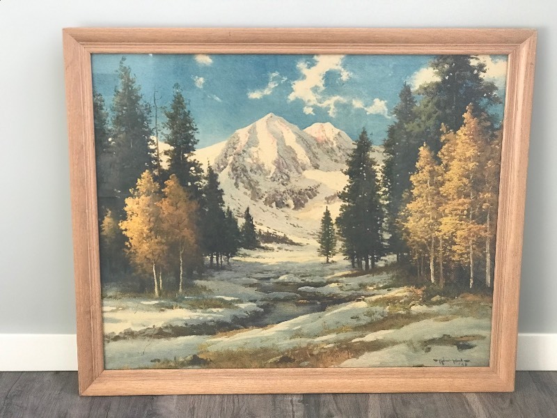 Framed Art Picture by Robert Wood 46 - Winters Arrival