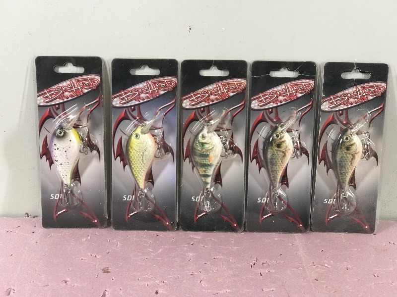 Lot of 5 Bone Head Fishing Lures in Original Packages