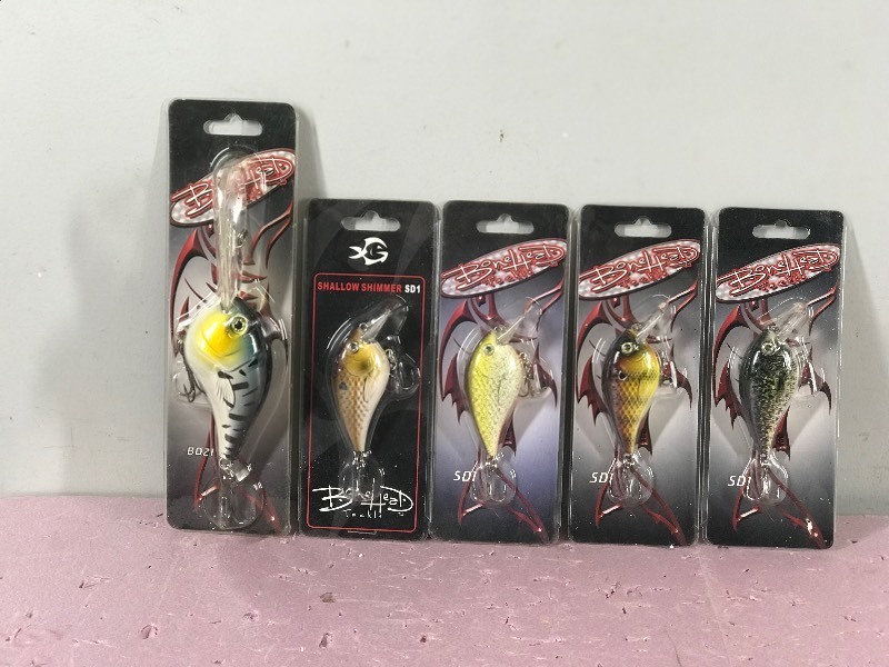 Lot of 5 Bone Head Fishing Lures in Original Packages