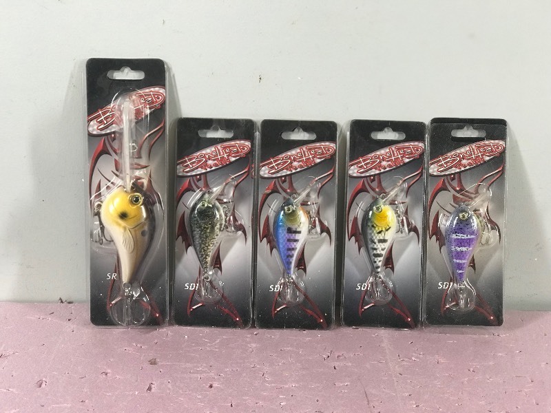 Lot of 5 Bone Head Fishing Lures in Original Packages