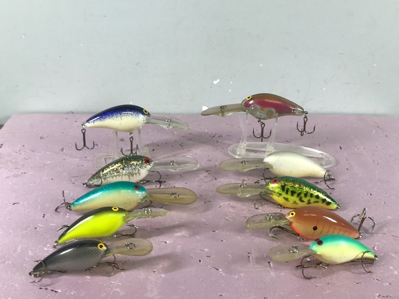 Lot of 10 Norman Fishing Lures