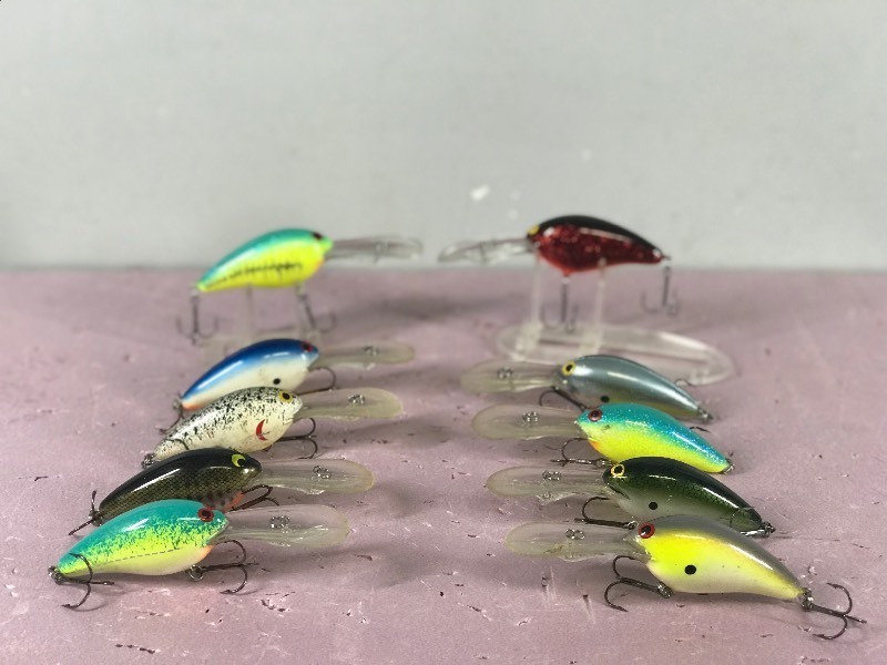 Lot of 10 Norman Fishing Lures
