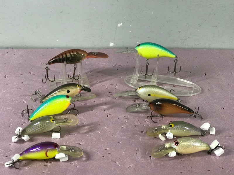 Lot of 10 Norman Fishing Lures