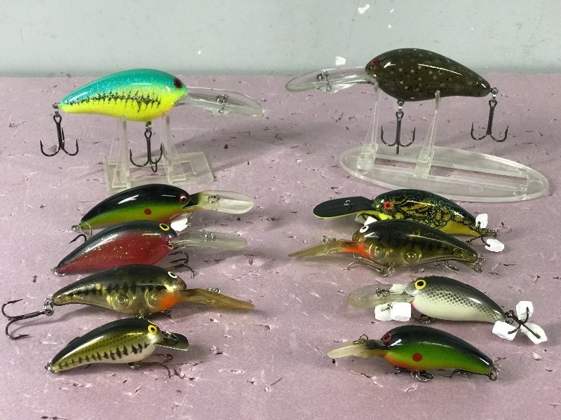 Lot of 10 Norman Fishing Lures