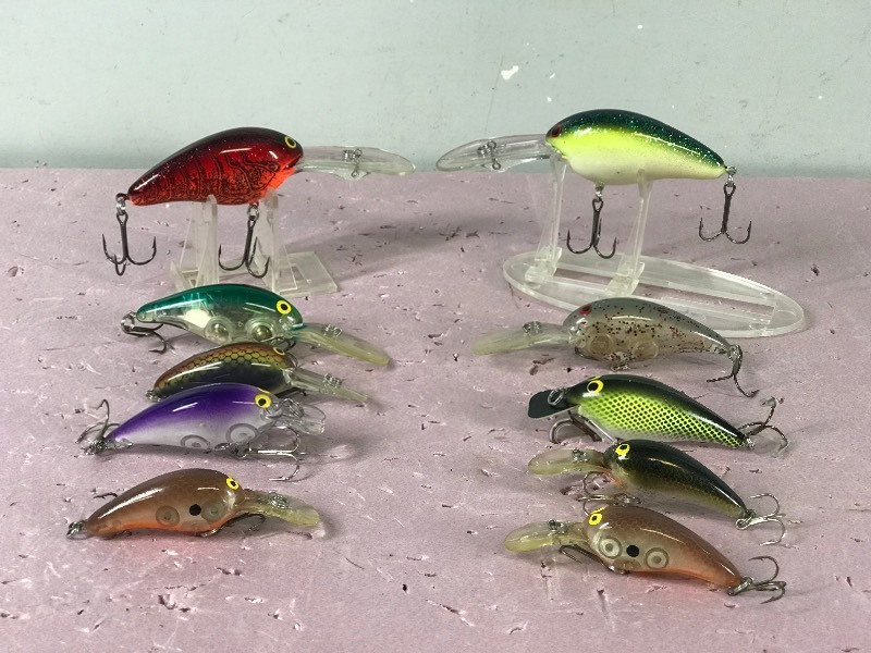 Lot of 10 Norman Fishing Lures