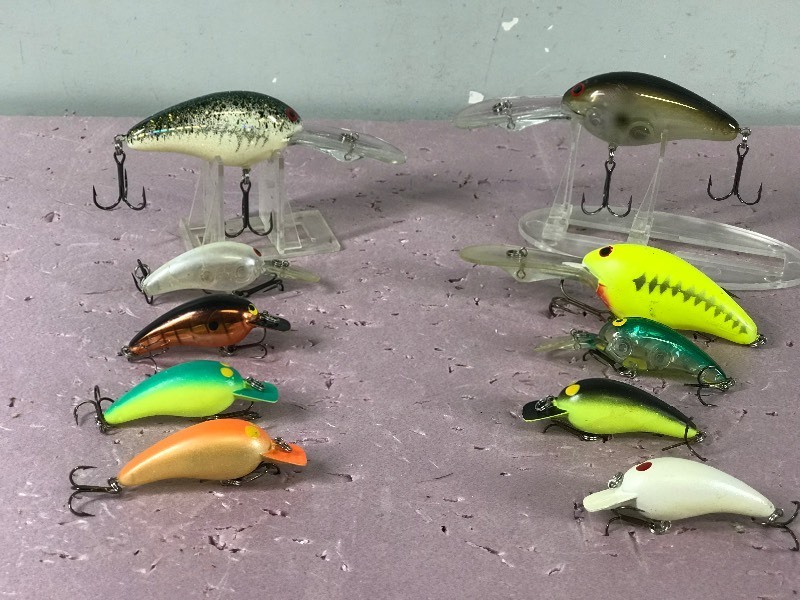 Lot of 10 Norman Fishing Lures
