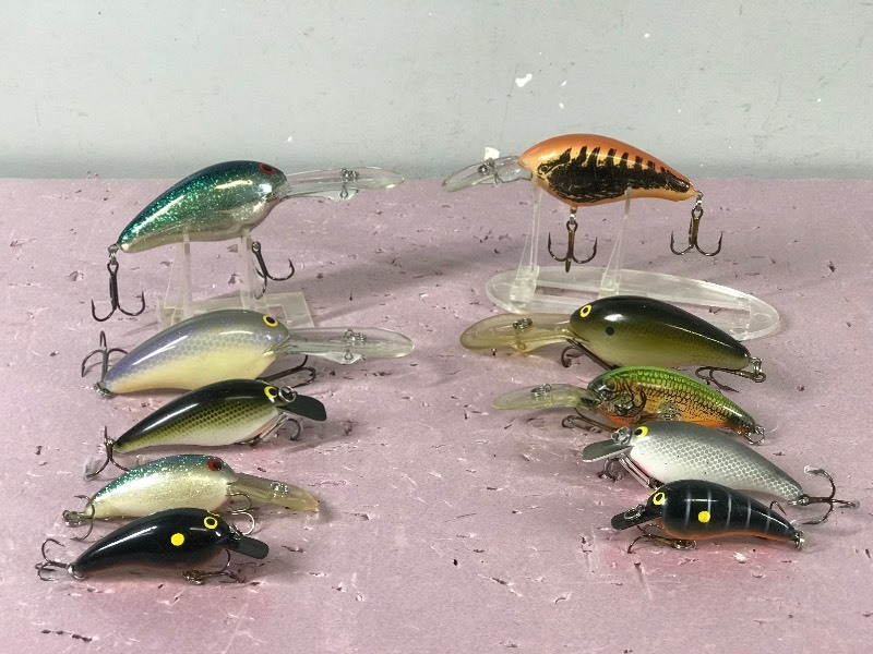Lot of 10 Norman Fishing Lures