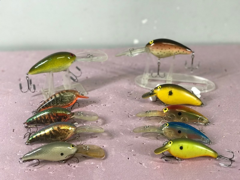 Lot of 10 Norman Fishing Lures