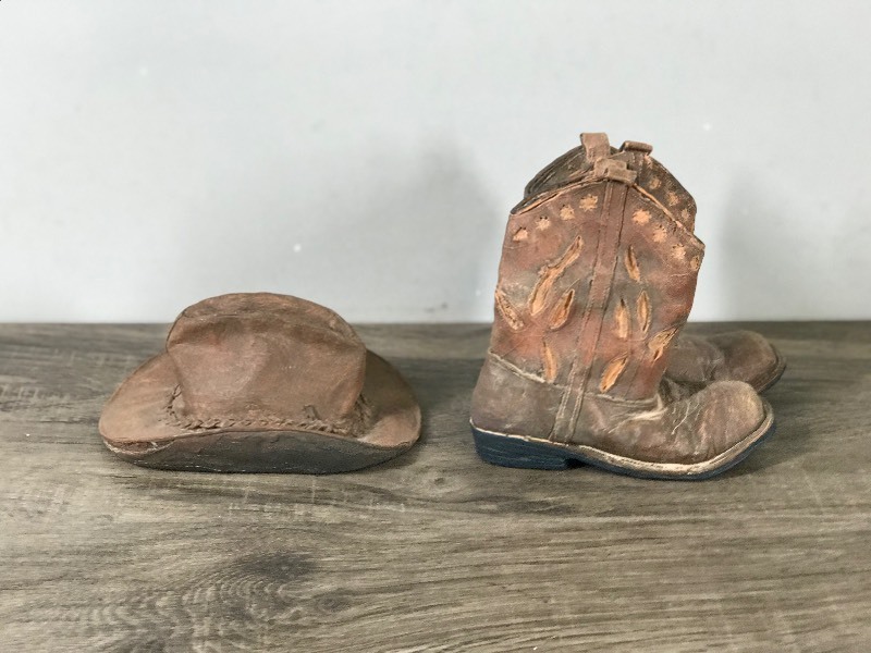 Cowboy Hat & Boot Figurines