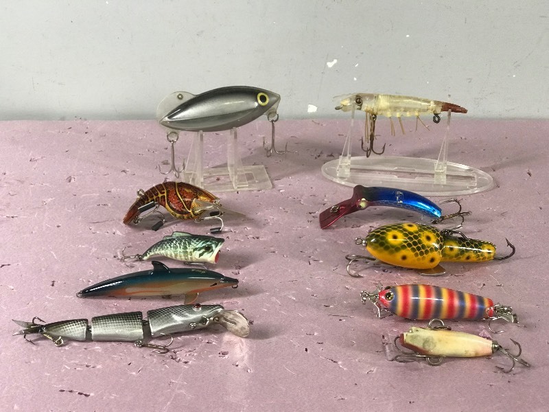 Lot of 10 Unique Fishing Lures
