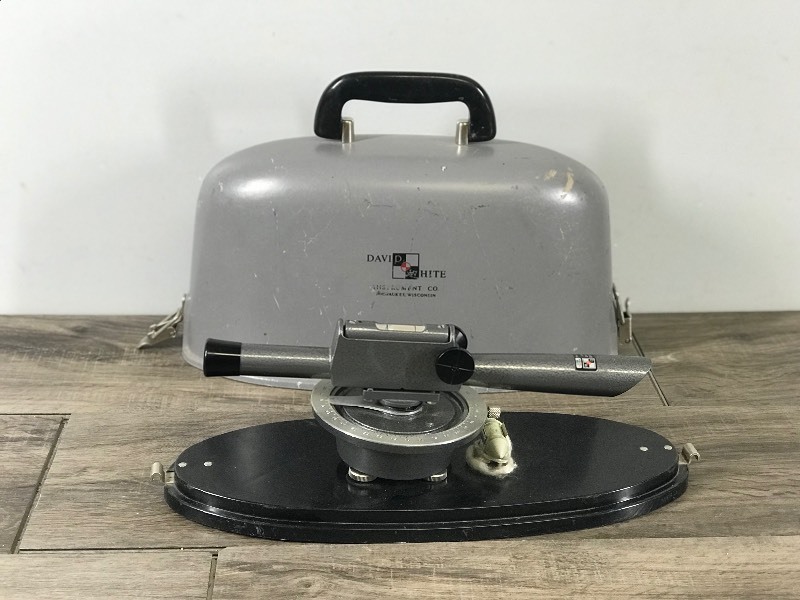 Vintage David White Transit Level with Case - Model 8027