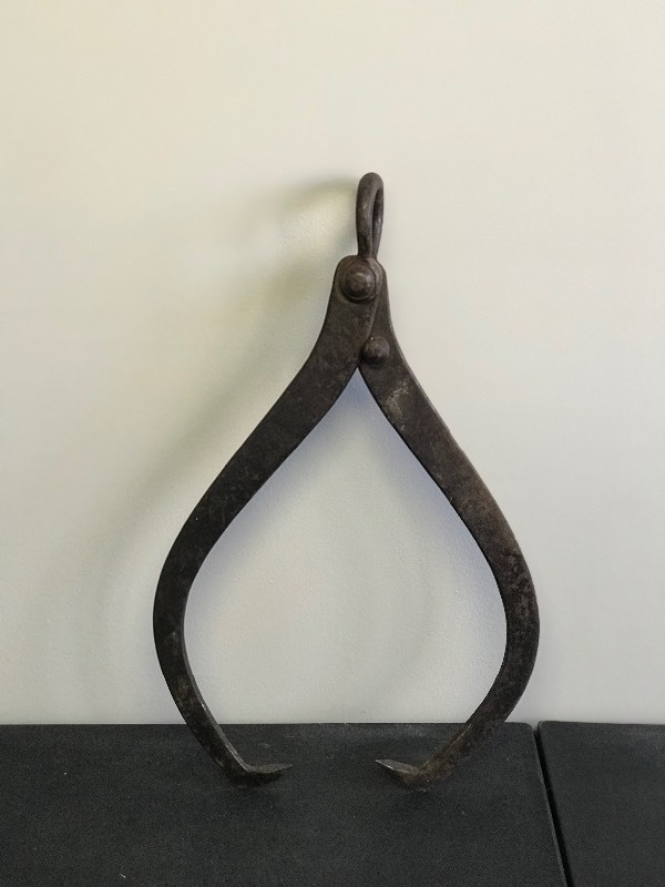 Vintage Log Skidding Tongs