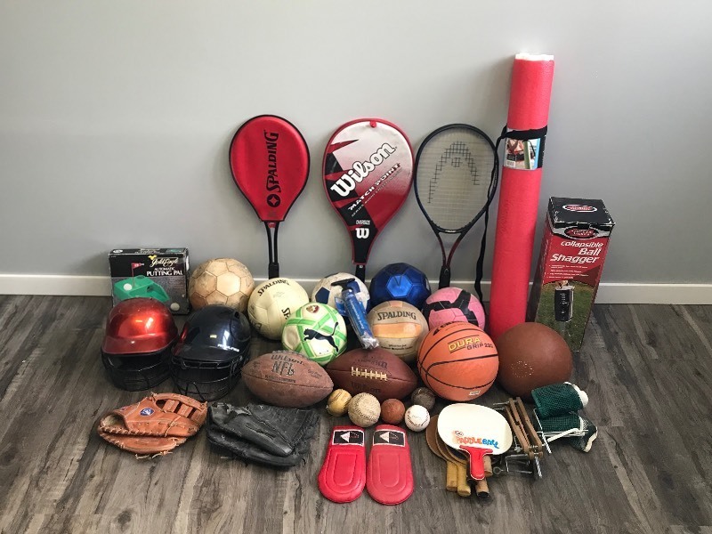 Lot of Sports Equipment and More