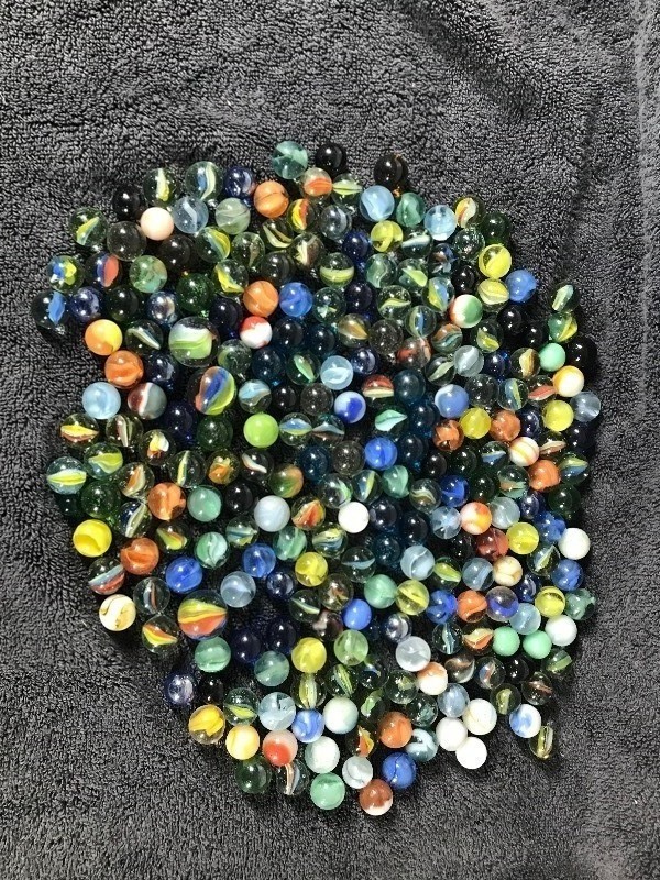 Lot of Collectible Marbles - Some Glow Green when hit with a Black Light