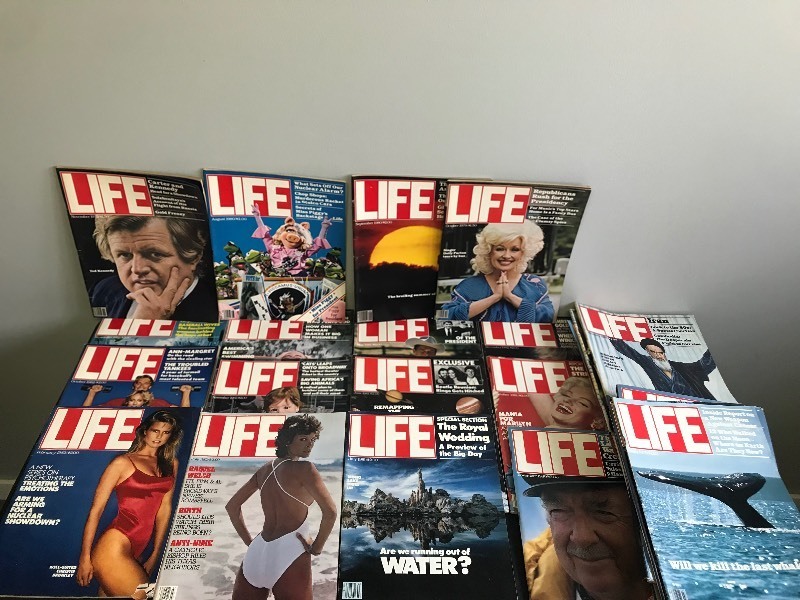 Lot of 30 Life Magazines from the Late 70s and Early 80s