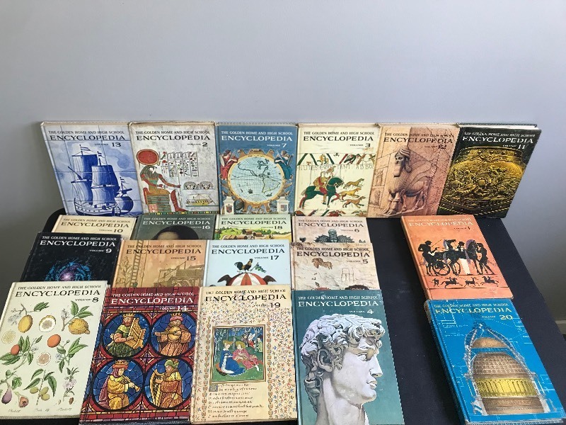 20 - The Golden Home & High School Encyclopedia Books - Volumes 1-20