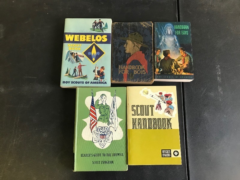 Lot of 5 Boy Scout Books