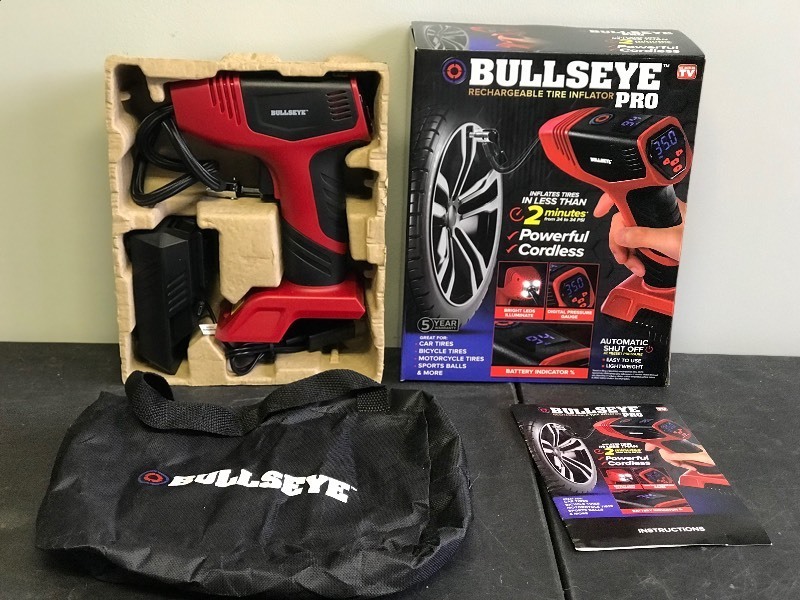 Bullseye Pro Rechargeable Tire Inflator