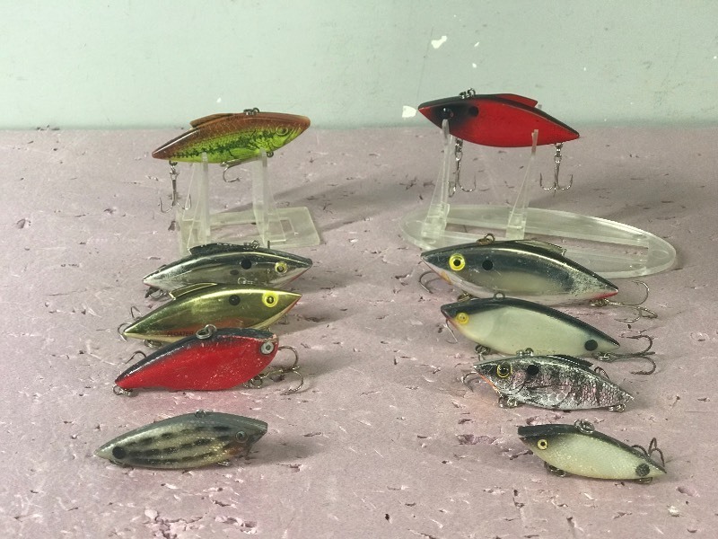 Lot of 10 Rat-L-Trap Fishing Lures