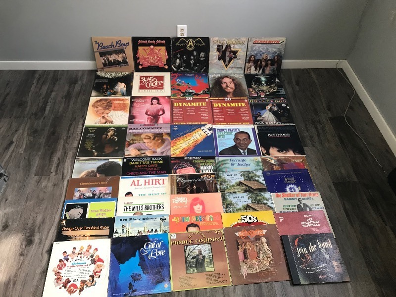 Lot of Music Vinyl Records - The Beach Boys - Black Sabbath - Aerosmith - Alice Cooper - Ted Nugent - Stephen Wolf - Seals & Croft  - Three Dog Night & More