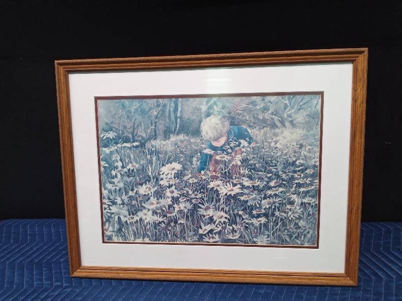 Framed and signed art print by Carlyn Blish