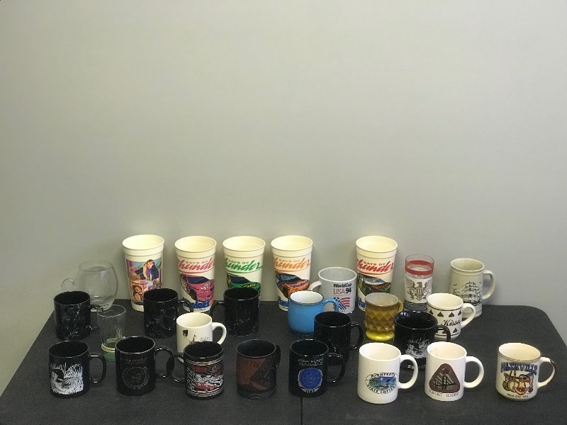 Lot of Cup & Mugs - Minnesota State Lottery - Star Trek - Hardees - Architect - World Cup 94 - NHRA and More