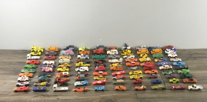 Lot of 100 Die Cast Cars and more