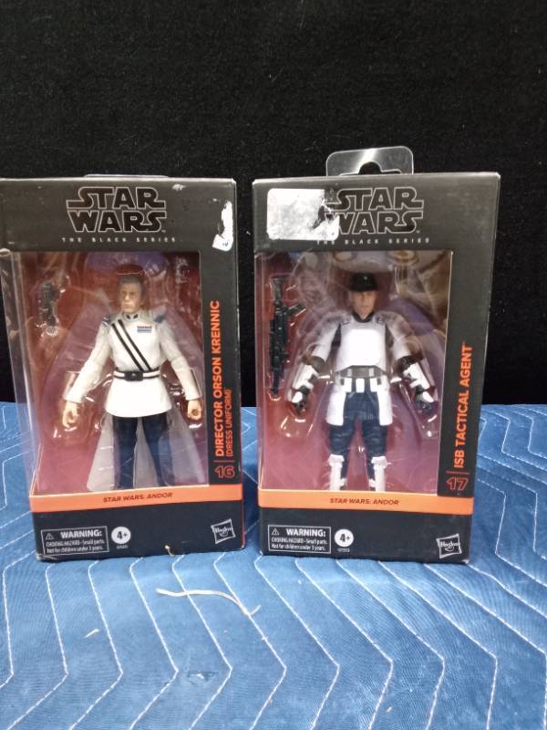 Star Wars Director Orson Krennic and ISB Tactical agent figures in unopened original box