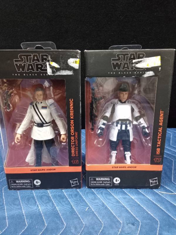 Star Wars Director Orson Krennic and ISB Tactical agent figures in unopened original box