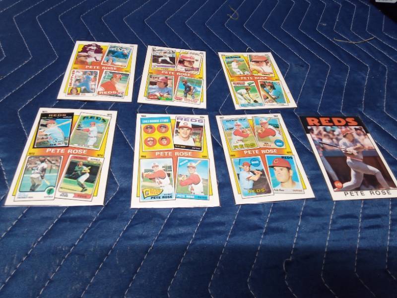 Pete Rose baseball cards