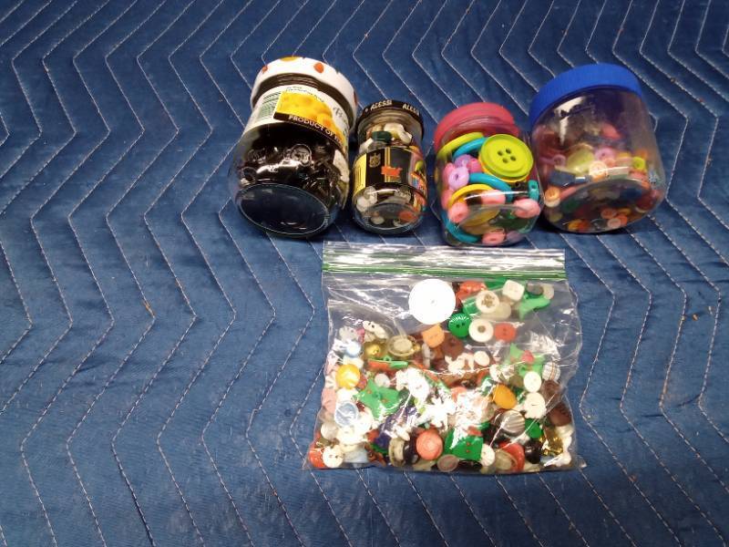 Vintage and modern buttons