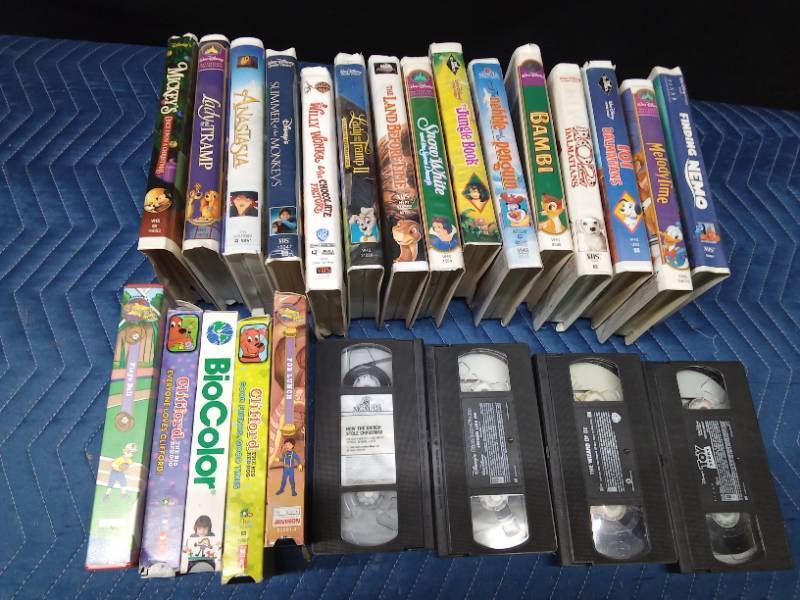 Kids VHS tapes